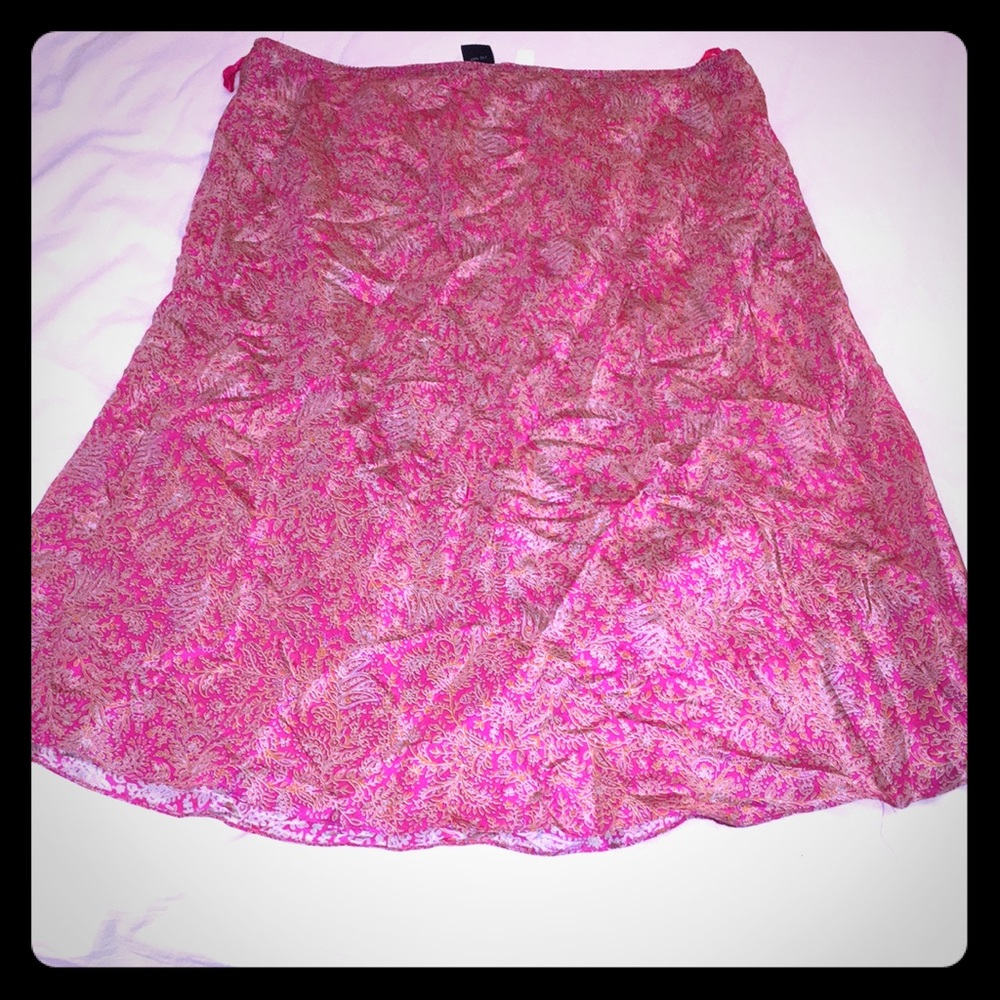 Gap Silk Skirt